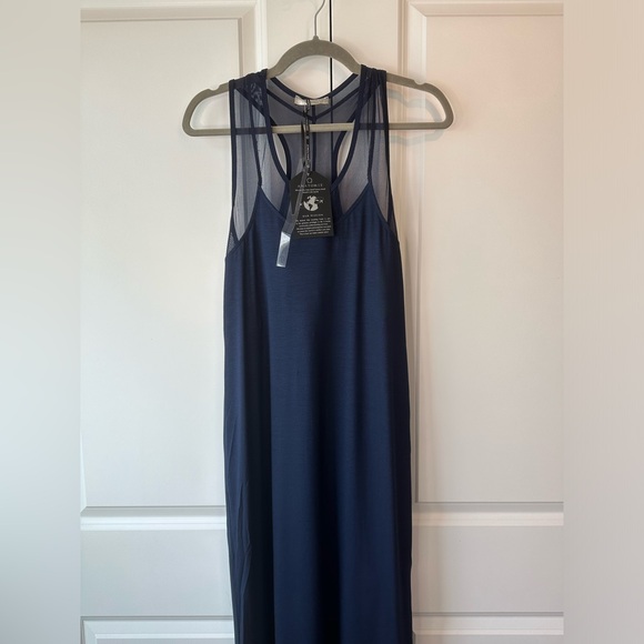 ANATOMIE Taya Women's Racerback Tank Maxi Dress Navy NWT (Size M) - Picture 5 of 12
